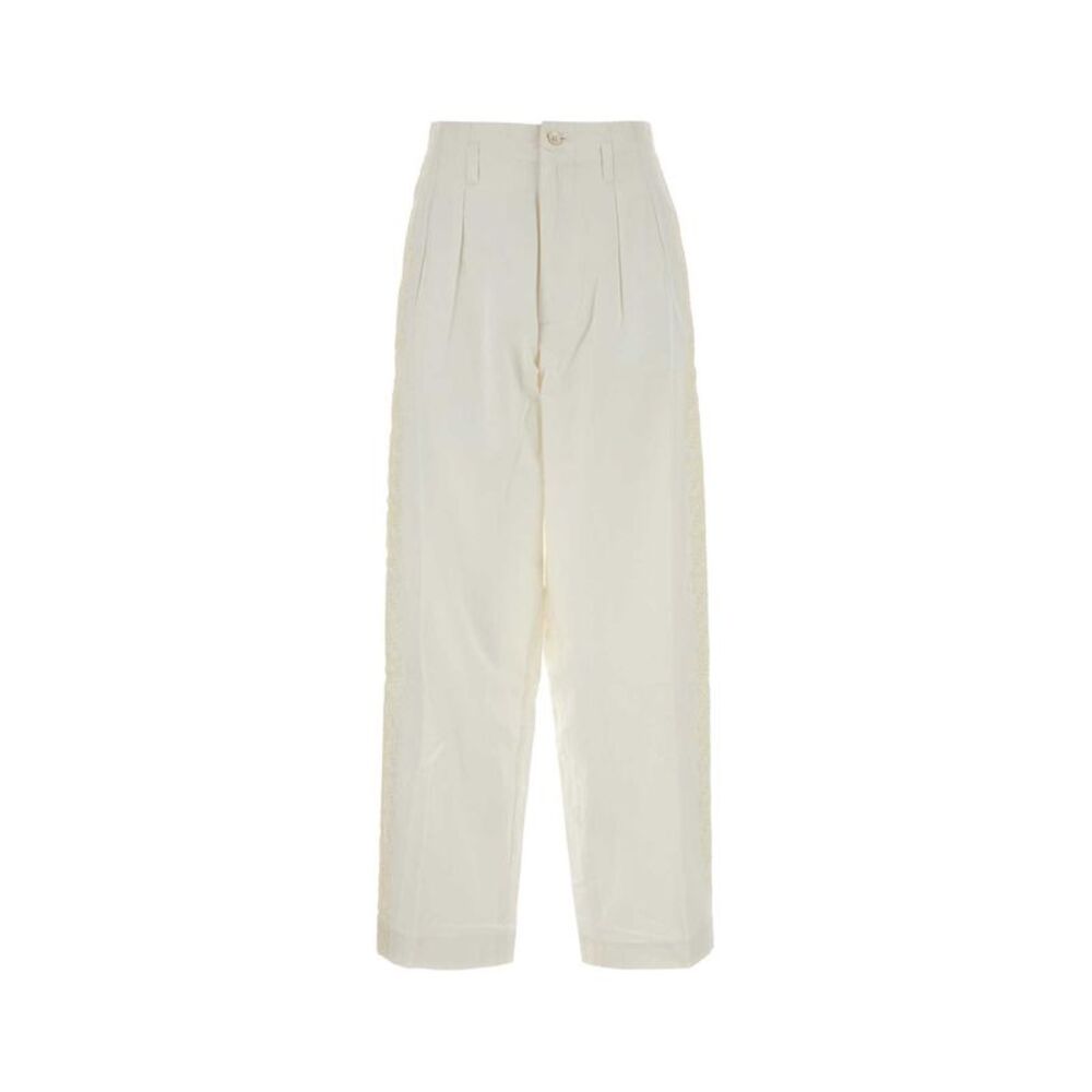 Bode Women White Cotton Closery Murray Pant